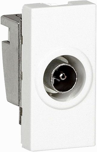 Розетка TV Звезда Legrand Mosaic для кабель-канала Metra 1-м. 1 мод. белый картинка